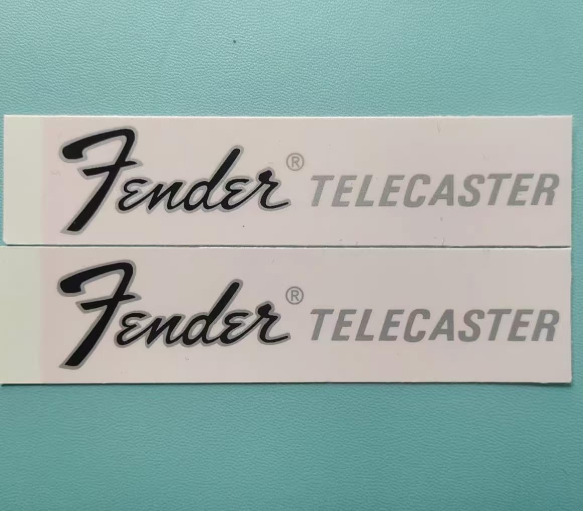 Suitable For Fender Tele Personalized Style Logo Water Transfer Stickers for Electric Guitar & Bass - Trademark Tearable Film