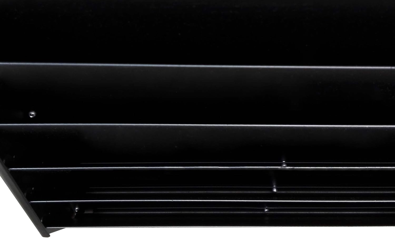 FixtureDisplays® 7-Tier Wall Cubicle Mount File Holder Literature Display Letter Slot Workorder Holder Letter Organizer 119985-NEW-BLACK