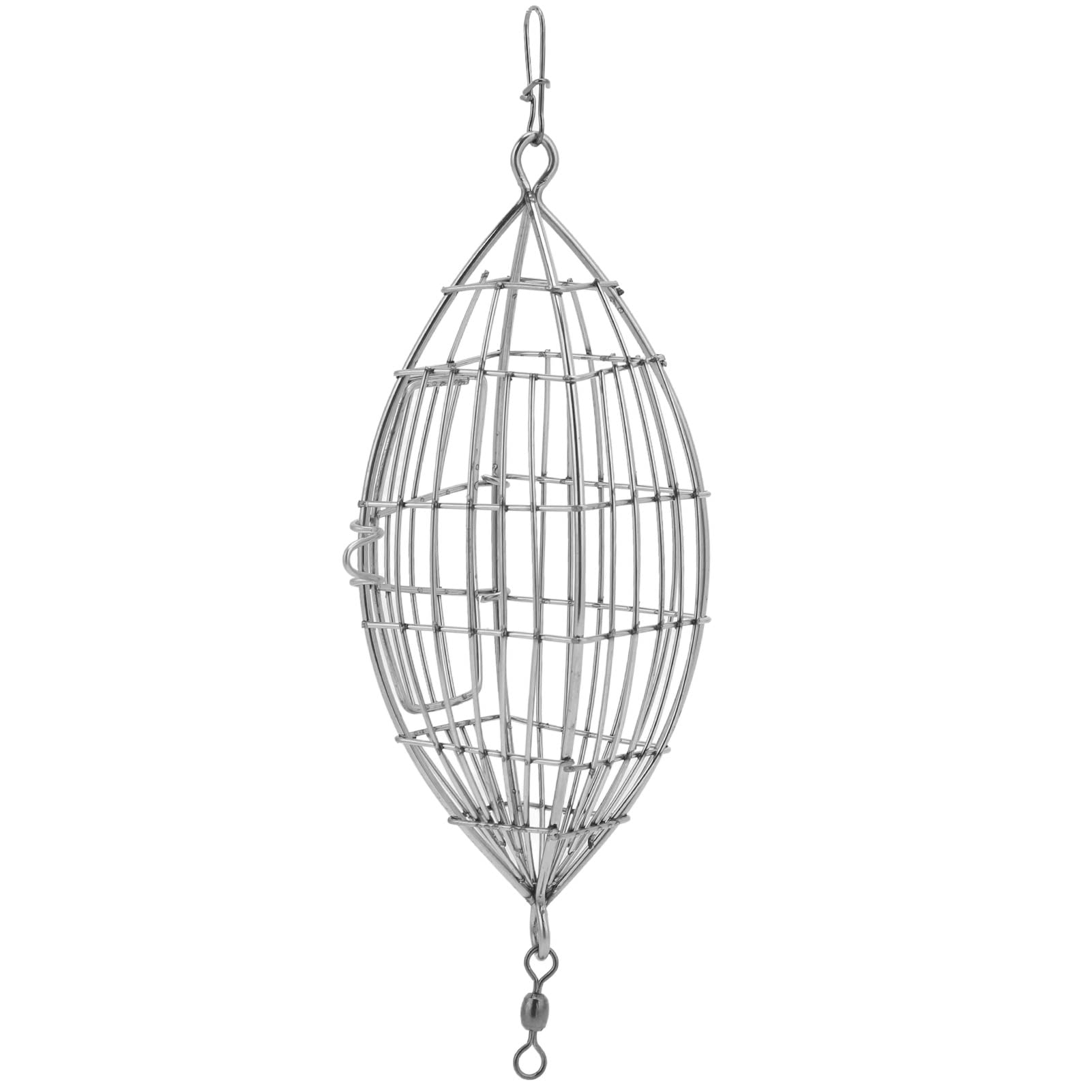 Yechiry Fishing Bait Cage, Stainless Steel Lure Cage, Tight Closure Bait Dispersion with Uniform Release, Ideal for Beach, Rock, Boat & Deep Sea Fishing (S)