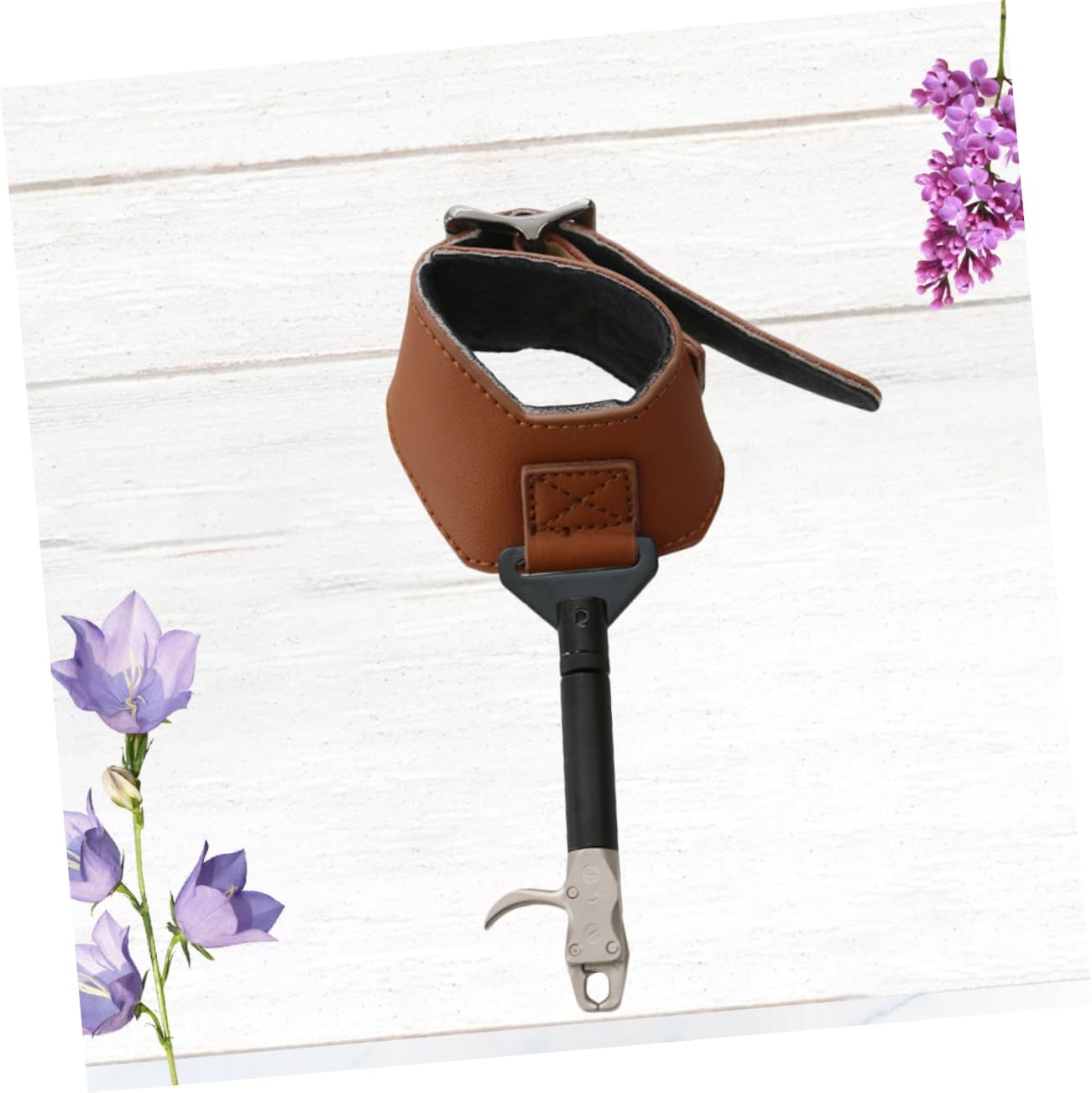 Arrow Caliper Release Aid Accessory for and Wrist Strap Material for All Ages Accuracy and Consistency Brown