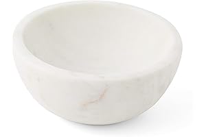 Thirstystone Scalloped Marble Bowl: A Marble Masterpiece for Serving and Dipping