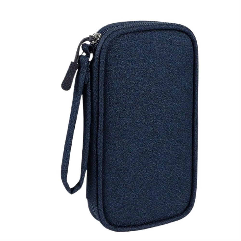 Podróżna torba na kabel przenośna cyfrowa torba do przechowywania ładowarka kabel do transmisji danych torba USB organizer wodoodporna elektroniczna torba do przechowywania akcesoriów (1 warstwa