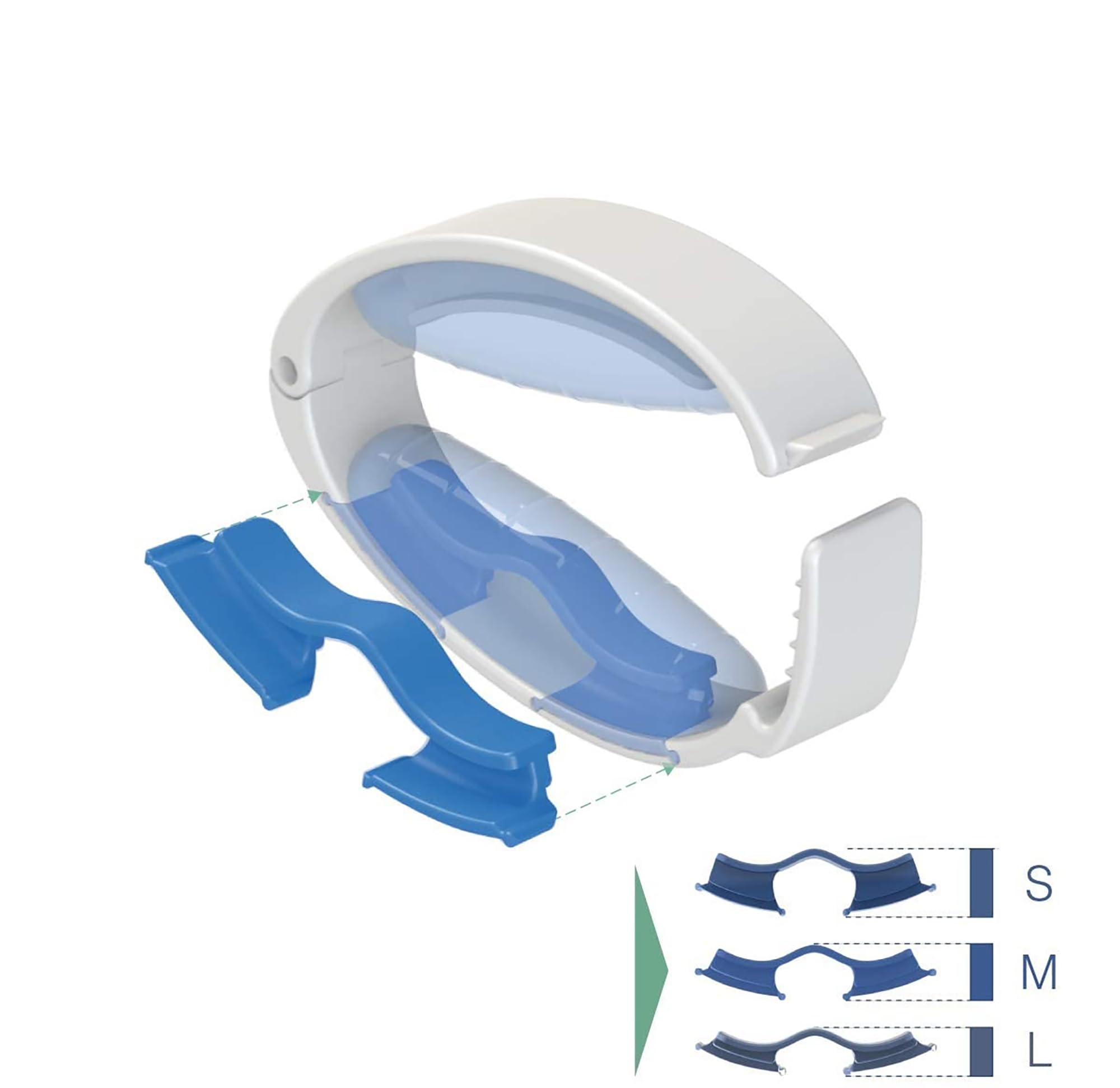 Pinza per pene regolabile per uomo con cuscinetto in silicone, accessorio fetish riutilizzabile per giochi BDSM, giochi di coppia intimi e stimolazione sensoriale con quattro livelli regolabili