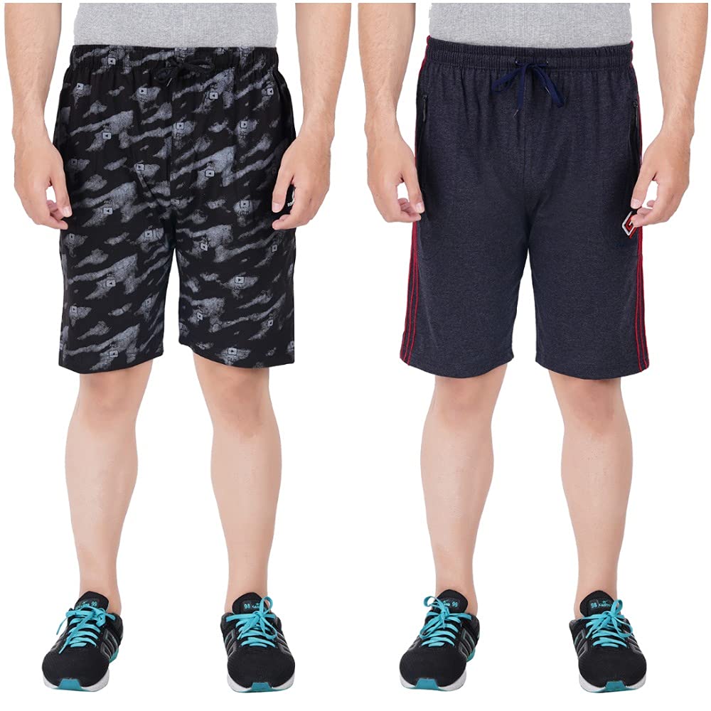 feel track Men Cotton Regular Fit Shorts-picture-44