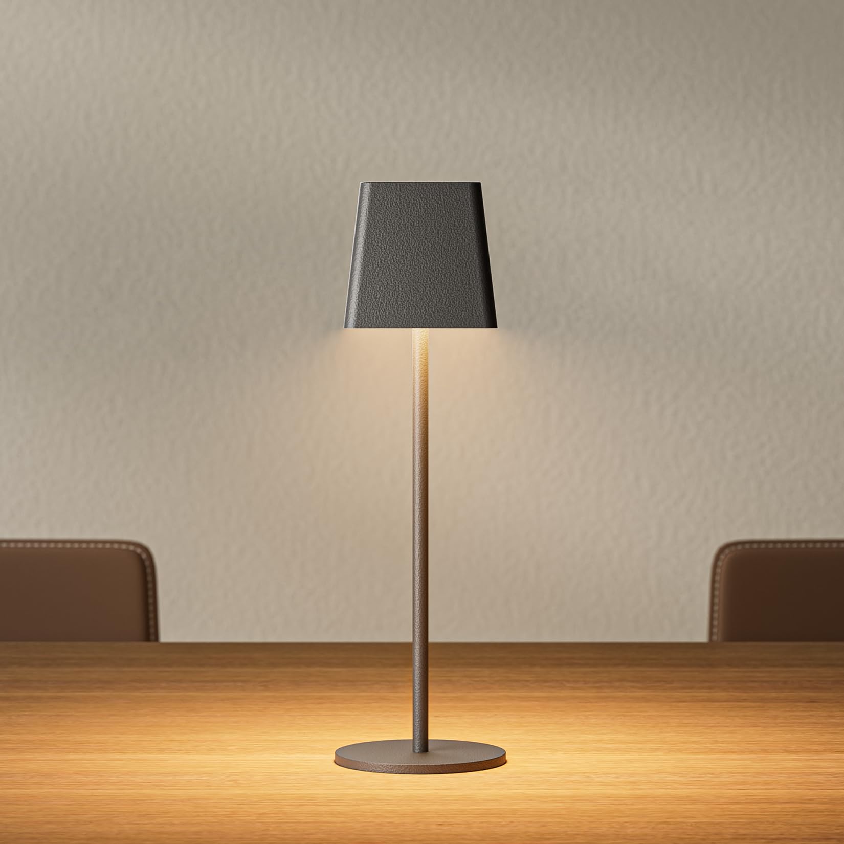 K-Bright 240lm lampe de table LED Dimmable Intérieur et extérieur 4000K Rechargeable Pour l'intérieur et l'extérieur IP54 Lampe de table avec station de chargement USB Noir