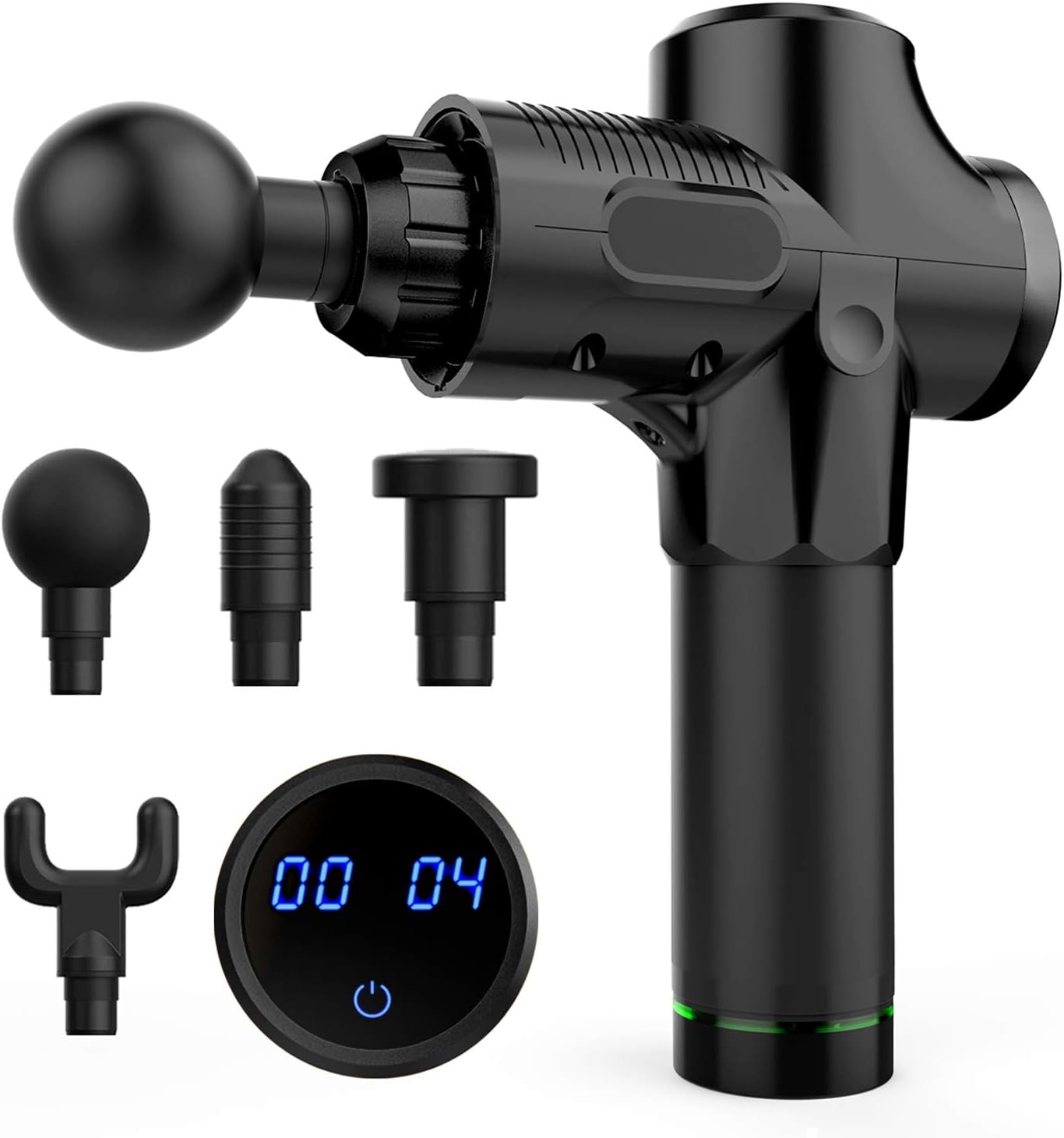 マッサージガン 筋膜リリース 電動マッサージャー器 4段階強力振動 LCDスクリーン 静音 軽量便利 多機能 父の日 軽量 小型 リラックス プレゼント 振動マシン ミニ ギフト 敬老の日 母の日