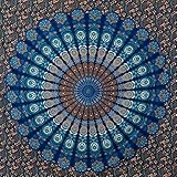 ⚫ BELLEZA DURADERA - Hecho a mano con 100% algodón, este arte en tapices de pared es duradero y suave para la piel. Puedes usarlos como toallas de playa, fundas de sofá, colchas de verano, alfombras de picnic o pareo gigante.
