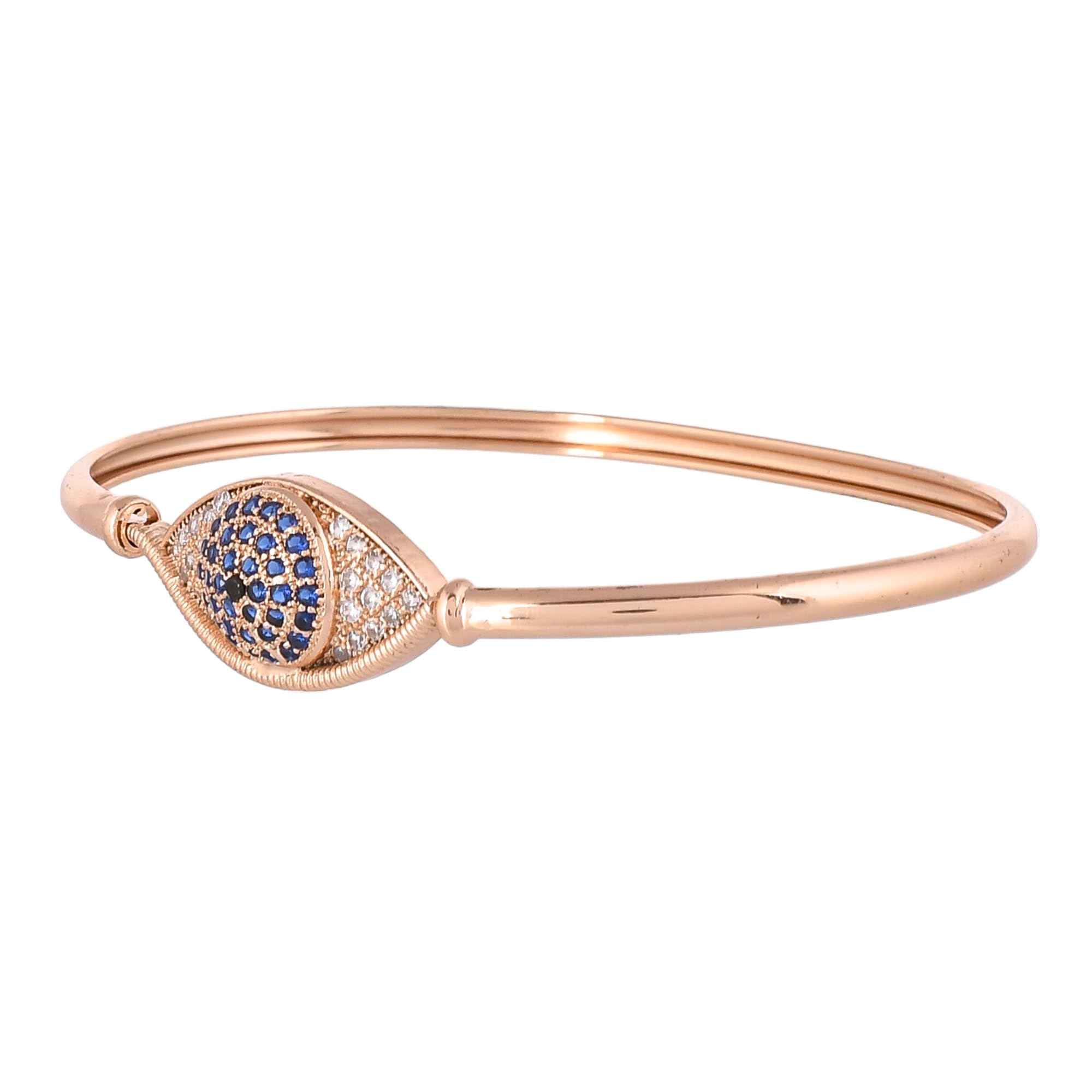 VOYLLA Sparkling Elegance Evil Eye Bracelet With Rose Gold Plating (B0CR1F7GLP) Amazon Price History, Amazon Price Tracker