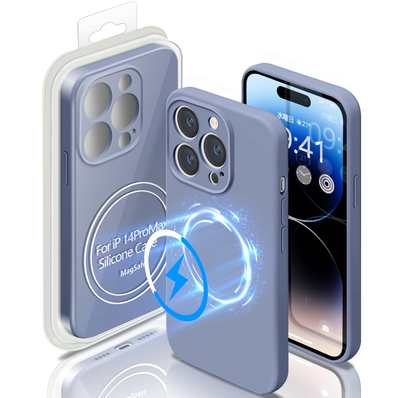 Amazon.co.jp: kondiobon MagSafe対応iPhone 14 Pro Max シリコーン