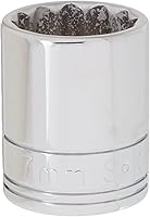 Vista 1 de SK Professional Tools 2317 - Enchufe de acero forjado en frío con acabado SuperKrome, 12 puntos, 0.669 in, fabricado en Estados Unidos