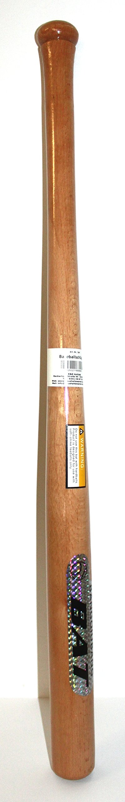 Baseballschläger -K&B Vertrieb- Baseball Bat Holzbaseballschläger Holzschläger Schläger 569 (1 Stück)
