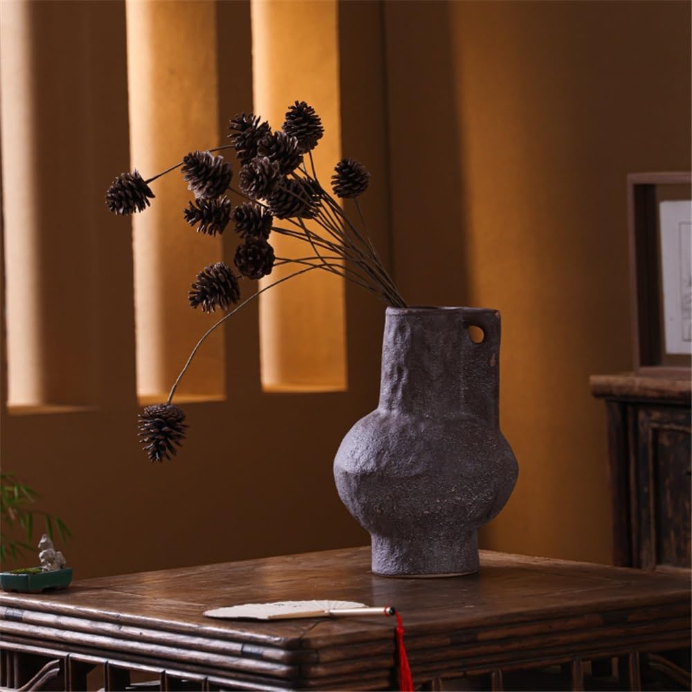 Wazon z kwiatami Vintage Ceramic Vase Arrangement Flower Nieregularne Suszone Kwiaty/Hydroponika Dekoracja Wazony z kwiatami na ozdoby świąteczne