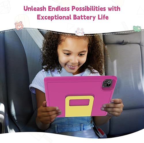 Miniatura 6 de ApoloSign Tablet para niños de 10 pulgadas, tableta Android 13 para niños, 2+32 GB de almacenamiento, aplicaciones educativas preinstaladas con