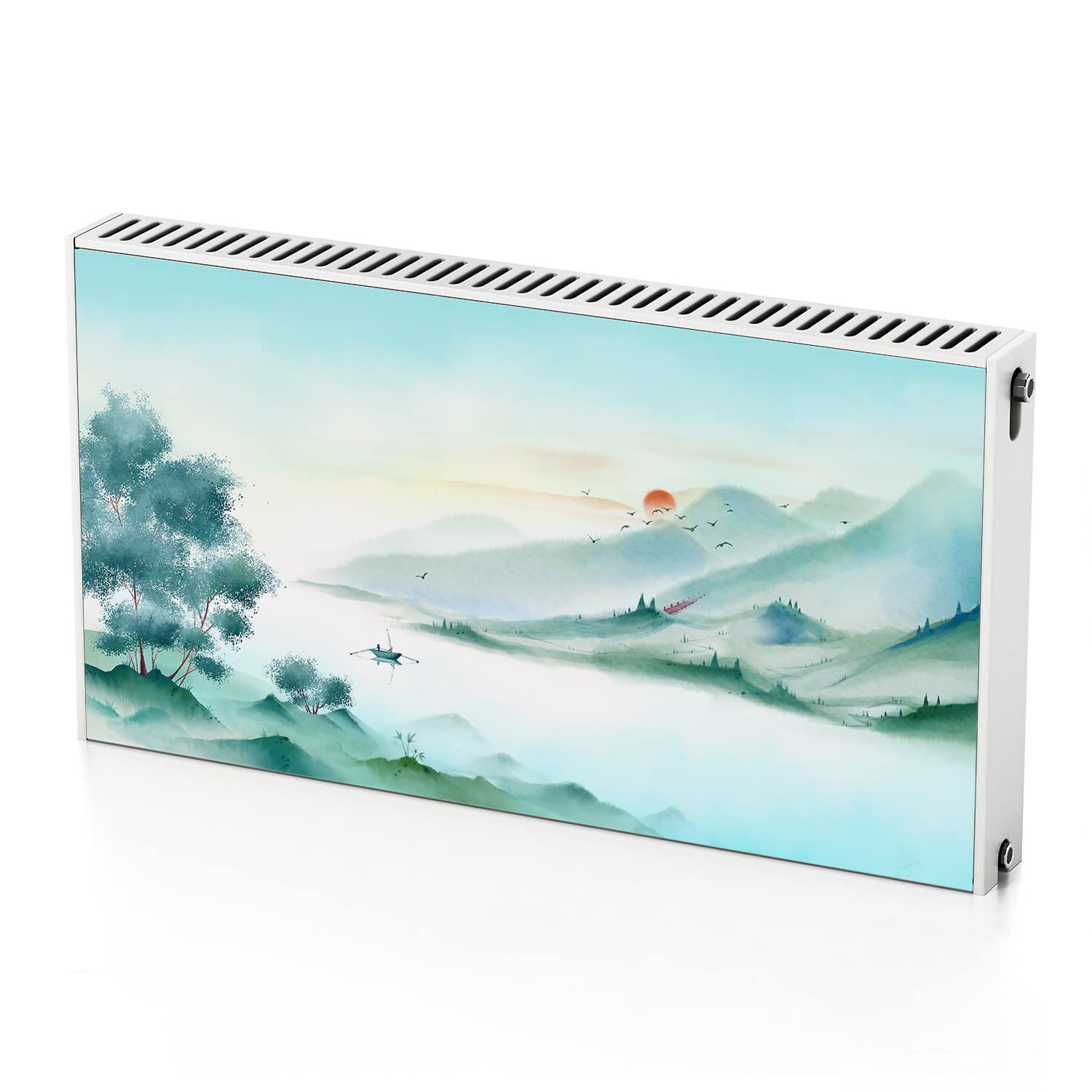 Autocollant de radiateur chauffage aimant pour masquer un vieux chauffage 110x60