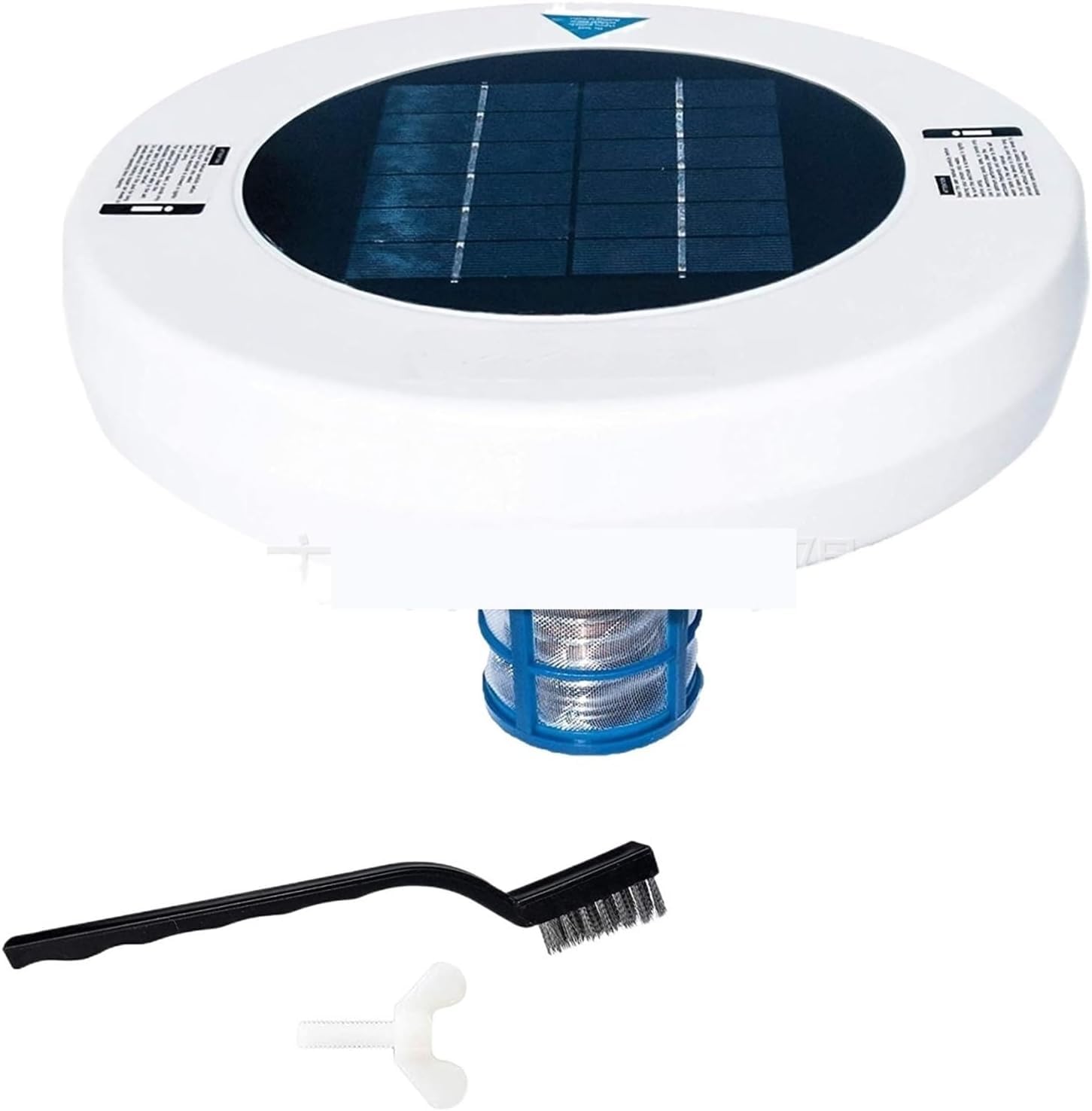 Ionizzatore Solare per Piscine, Tecnologia a Ioni Rame e Argento per Rimozione Alghe e Disinfezione, Filtro Galleggiante Ecologico Migliora qualità Acqua per Piscine Domestiche