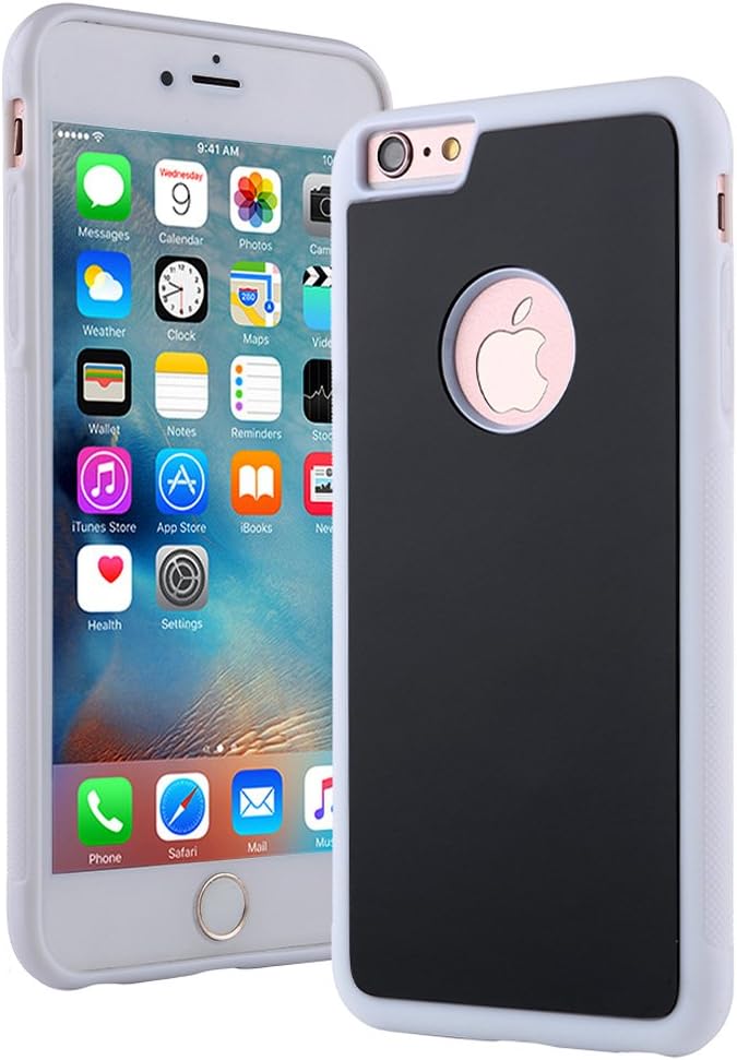 iPhone 7 Case, Disamhui Anti-gravity Magical Suction Sticky Selfie Cover Case Protective Hard Case for Apple iPhone 7 4.7 inch (White)