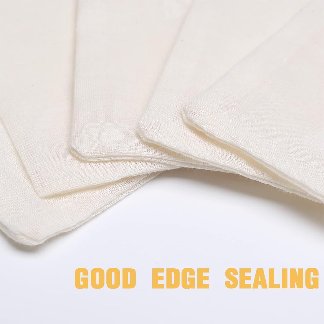 6 Sacchetti In Cotone Bio Per Alimenti - Riutilizzabili, Lavabili, Con Cordino - Ideali Per Formaggio, Marmellata, T&egrave; E Filtraggio Succhi