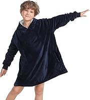 Vista 26 de LetsFunny Manta con Capucha, Sudadera Manta de Forro Polar Sherpa de Gran Tamaño Usable, Súper Suave, Cálida y Acogedora con Bolsillo Gigante