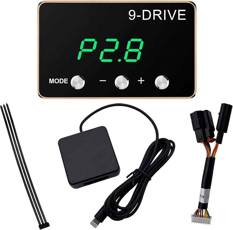 Controlador de resposta do acelerador HPEVA 9 modos para Jeep Wrangler JK, Dodge RAM e outros veículos – Kit