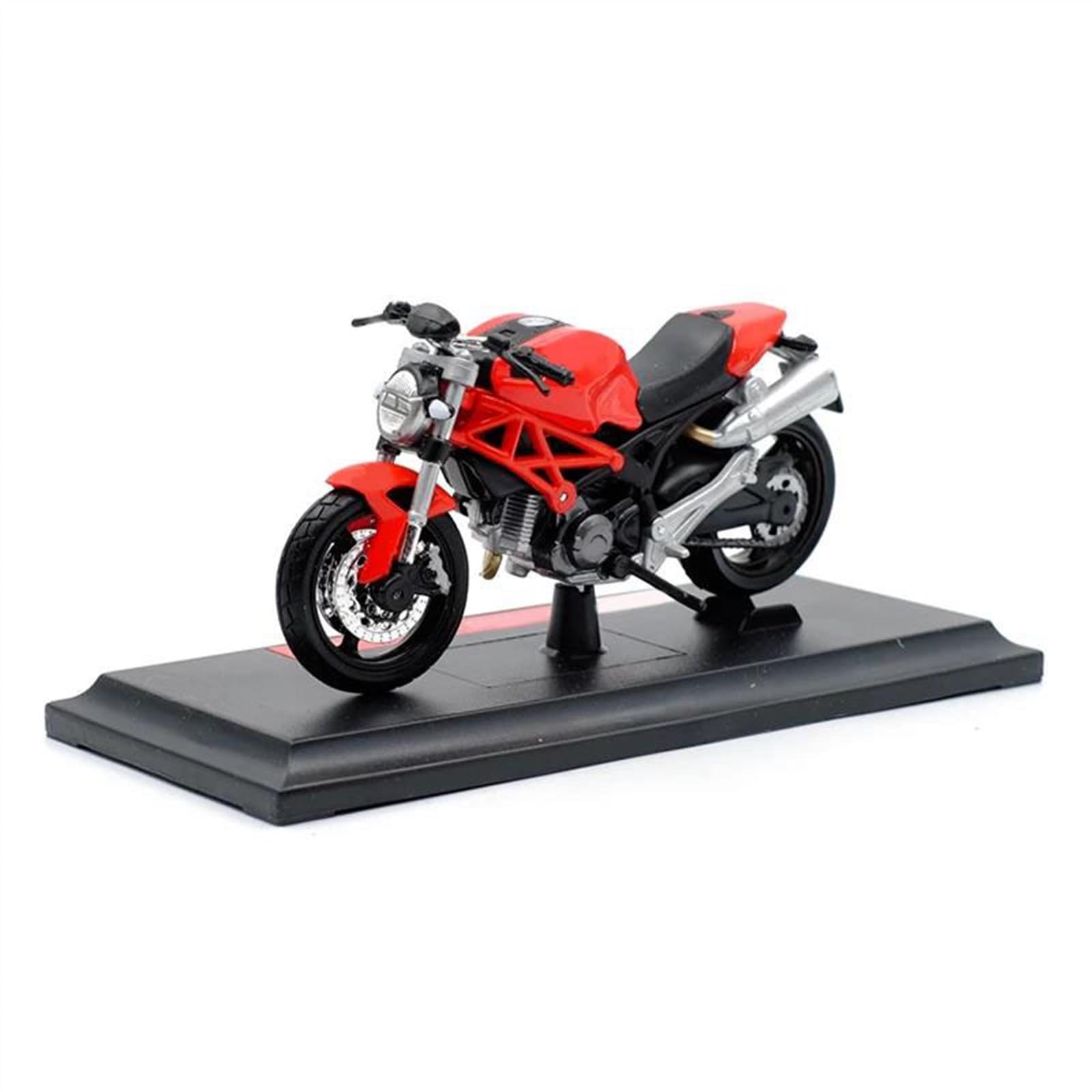 Modello in Scala 1:18 per Ducati Monster 696 Modello di Moto Diecast in Metallo Moto da Collezione