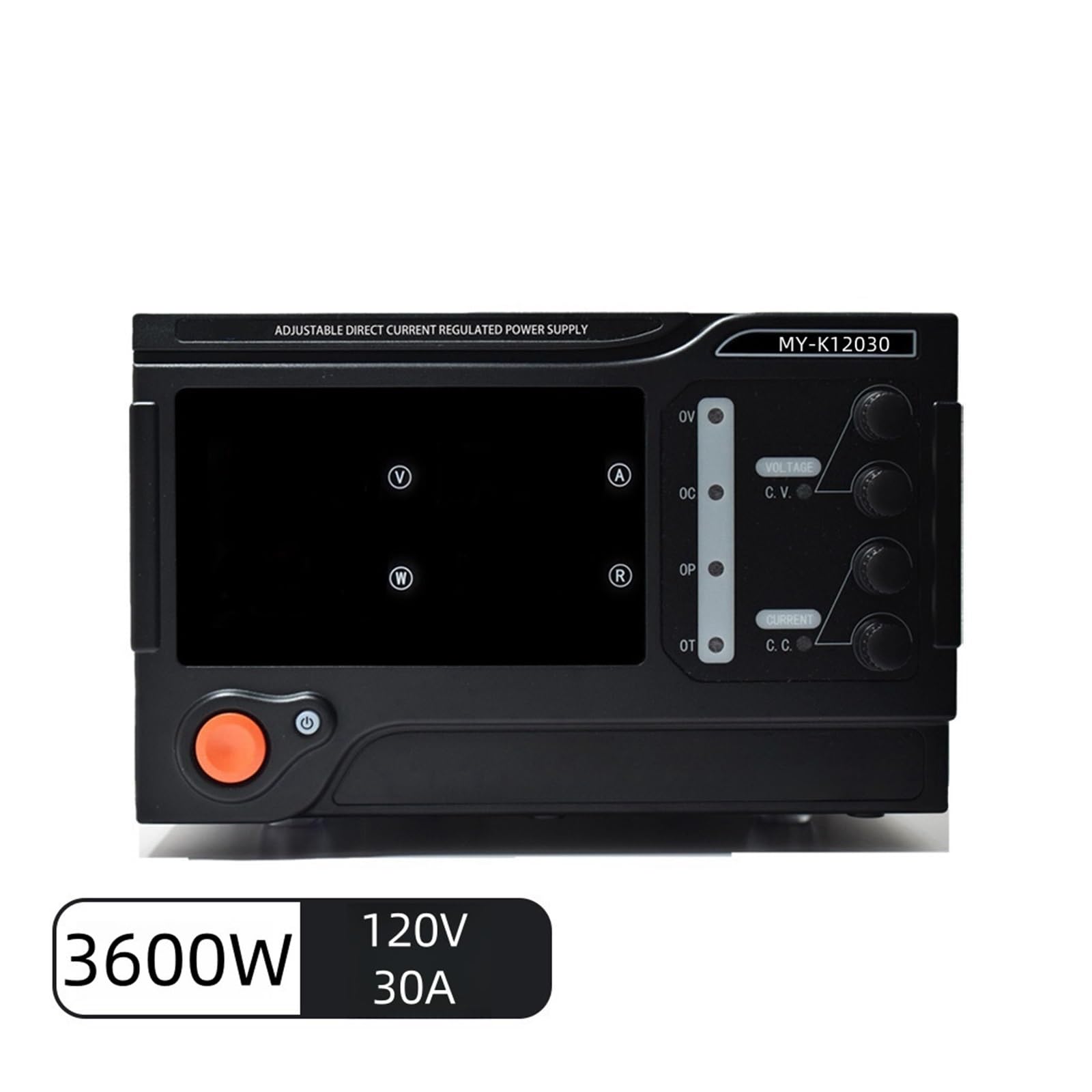 Fuente de alimentación CC estabilizada con Interruptor Ajustable de 150 V y 30 A con Pantalla Digital de 4 Pulgadas