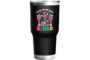 Flamingo Bingo It's All Fun And Games Until Someone Yells Bingo Funny Tumbler