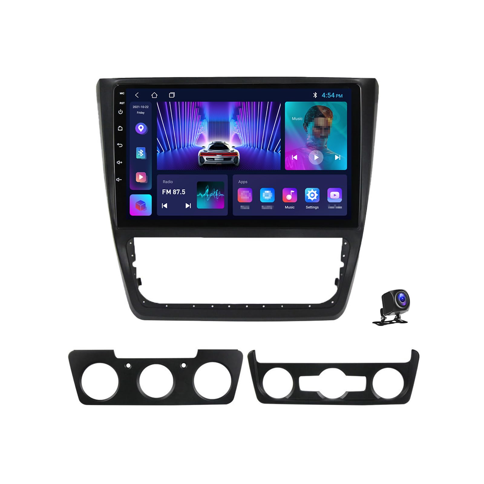 Autoradio Android 13 tactile 9" pour Skoda Yeti 5L radio Bluetooth GPS