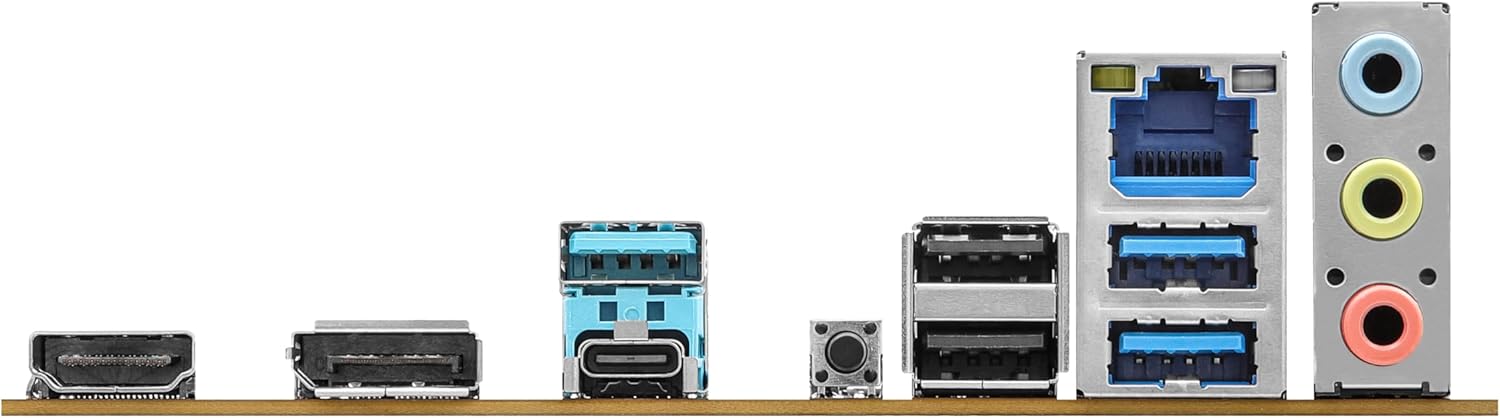 Rear I/O panel of ASRock B860M-X Motherboard