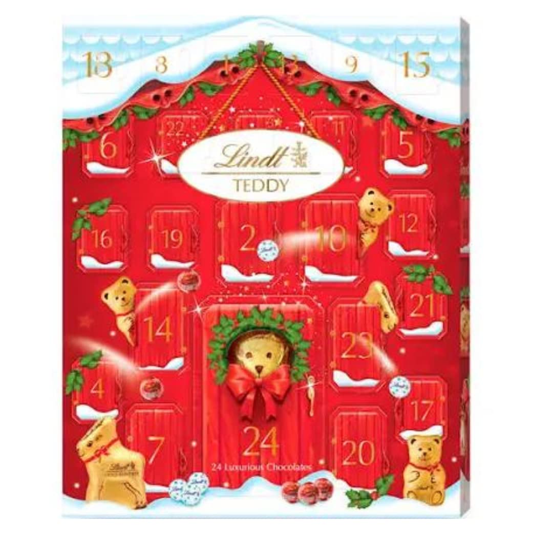 Lindt Advent Christmas Advent Calendar 2022 250g Lindt Teddy Bear