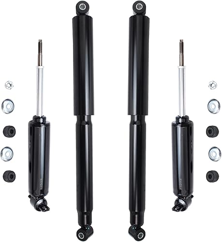 Miniatura 115 de Detroit Axle - Amortiguadores traseros para Chevrolet Equinox GMC Terrain Pontiac Torrent Saturn Vue Suzuki XL-7, 2 Amortiguadores traseros