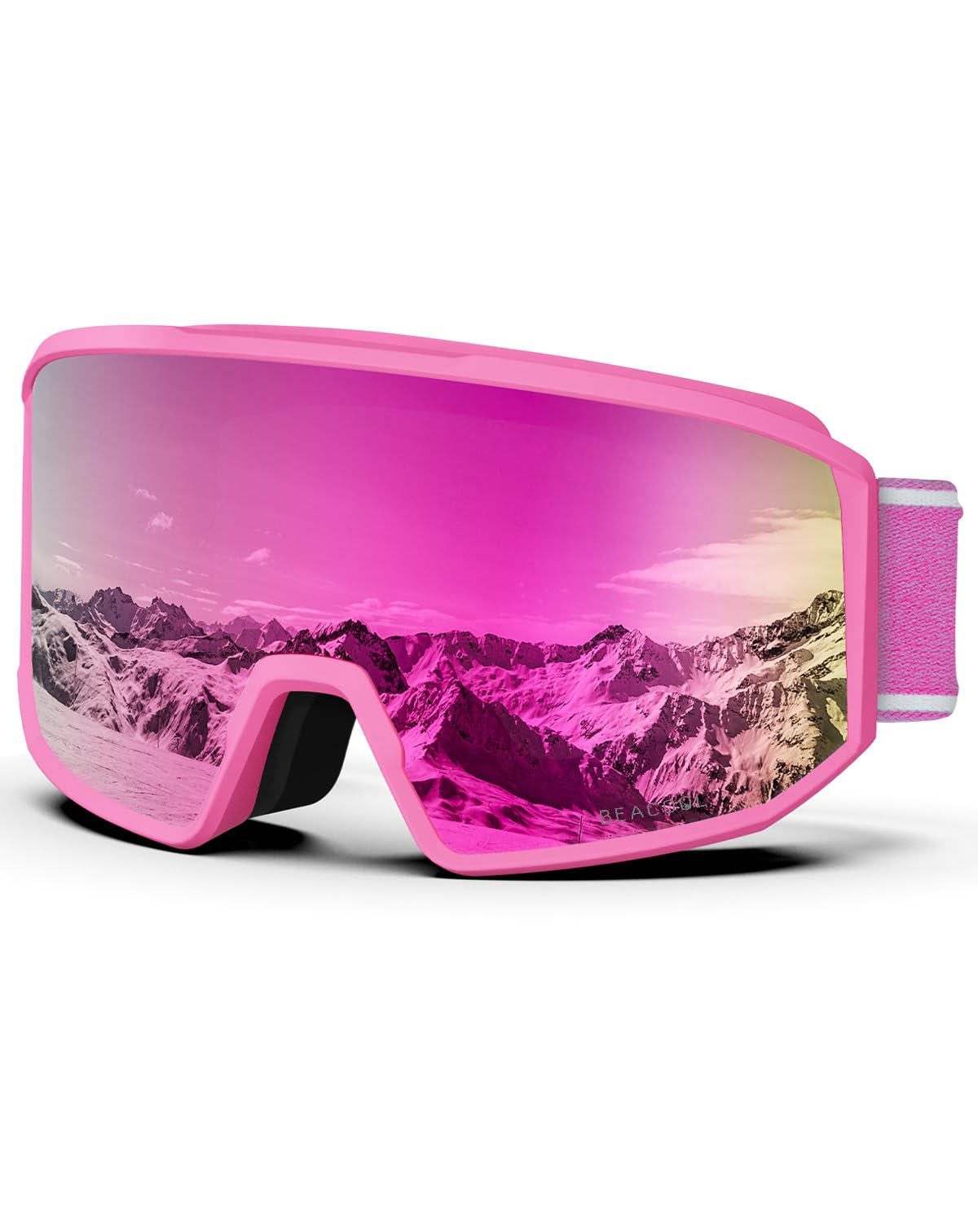 BEACOOL Ski Goggles Skiing Goggles UV400 Protection Anti-glare Ski Goggles Dual Lens For Women Men Youth,Helmet Compatible