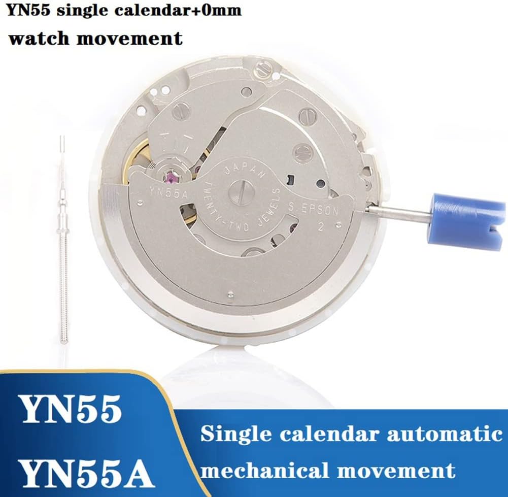 YN55 Watch Movement with Handle YN55A Single Calendar High-Precision Automatic Mechanical Watch Movement Accessories