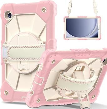 Generic case Compatible with Samsung Galaxy Tab A11 Plus 11.0 SM-X230 SM-X236 Color Rose Gold Shockproof Case Hard Silicon Full case Stand Cover