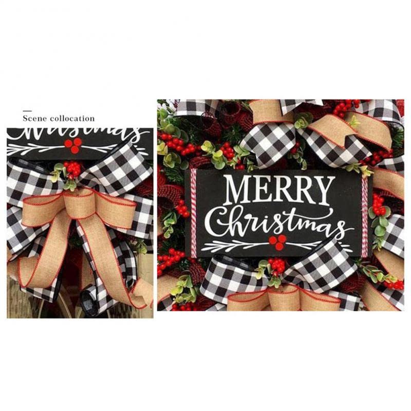Decorazione Ghirlanda In Rattan Ghirlanda Di Lettere Di Natale Corona Di Natale Americana Da Appendere Alla Porta Simulazione Ghirlanda Di Frutta Rossa-come Mostra,38cm