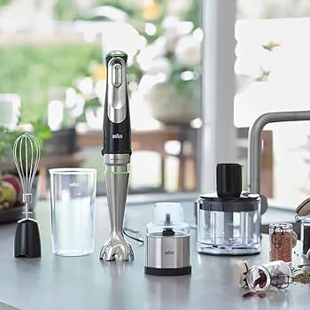 BRAUn MultiQuick 9(新品、未開封) Braun multiquick 9 hand blender review: Blades to puree, shred