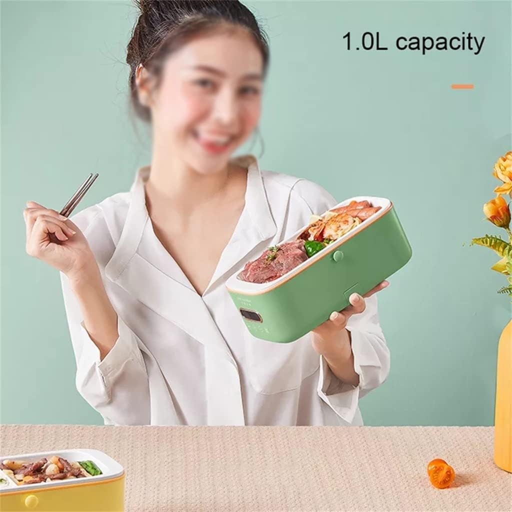 1.0L Electric Lunch Box Reservation Rice Cooker Waterless Heating With Digital Display