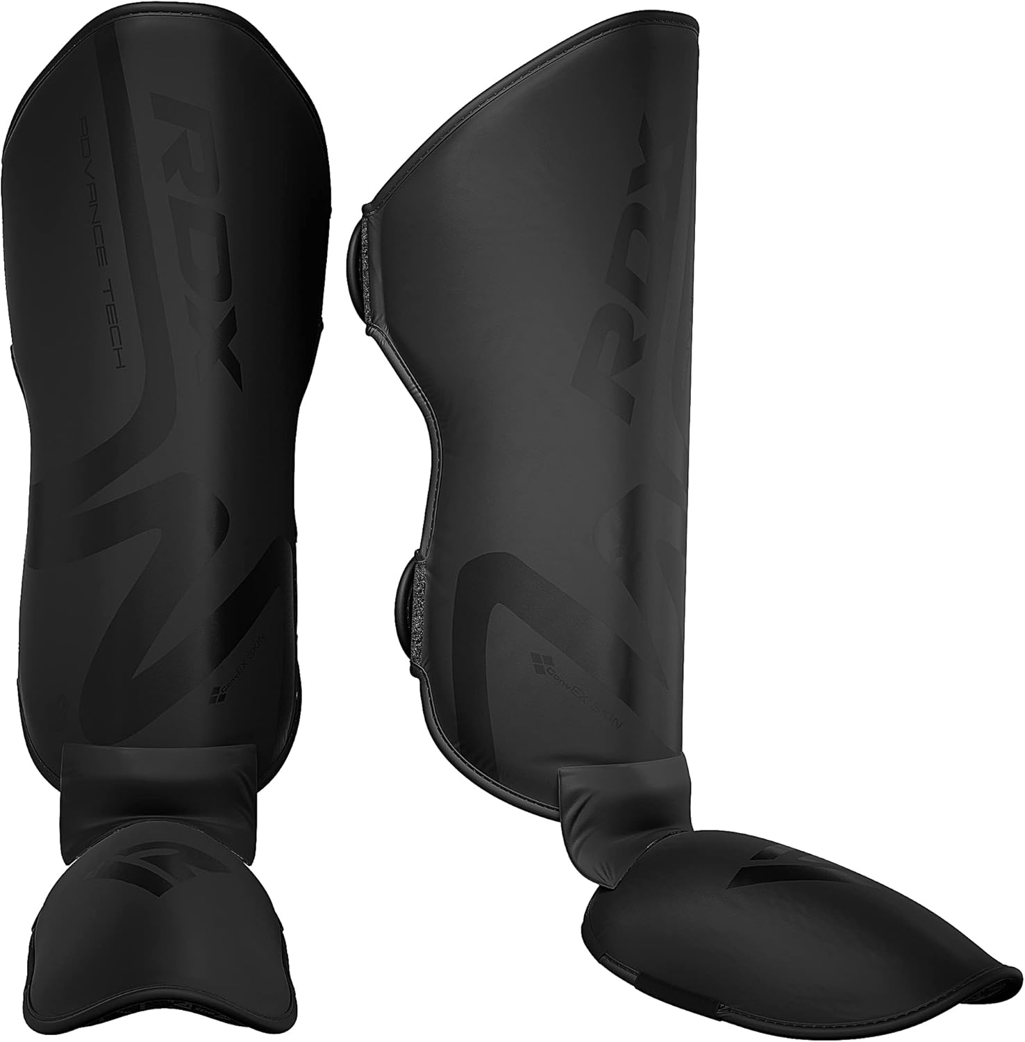 RDX Shin Guards for Muay Thai, Kickboxing, MMA Training and Fighting, Maya Hide Leather Instep Leg Protector Foam Pads for Martial Arts, Sparring, Protective Gear for BJJ and Boxing : Sports & Outdoors