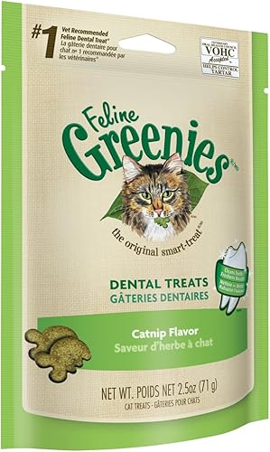 Bocadillo para gatos para el cuidado dental Greenies