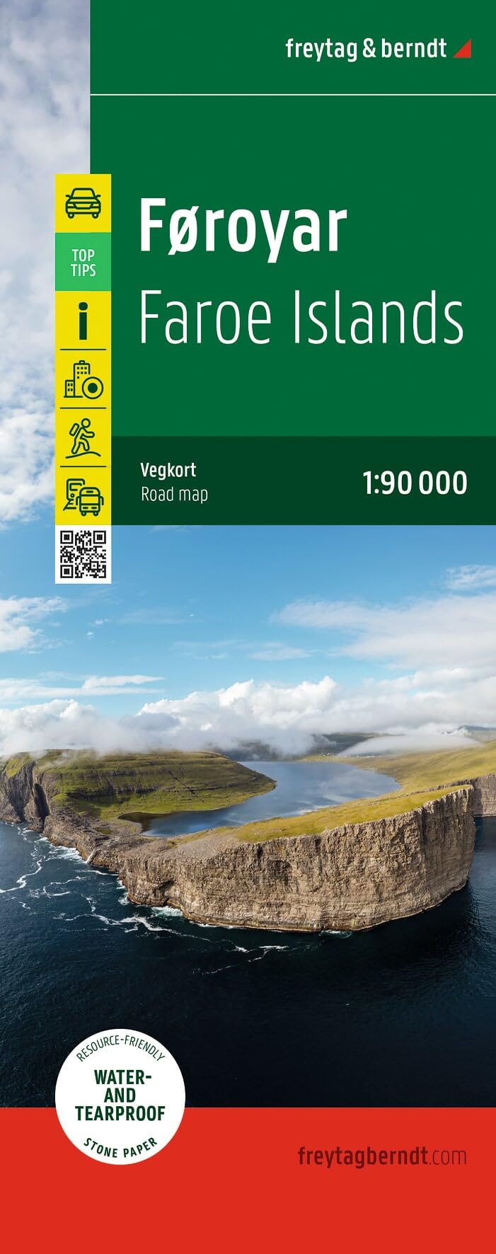 Faroe Islands - Foroyar, Road Map 1:90.000: 1:90,000 scale: AK 6302 (freytag & berndt Straßenkarte, AK 6302)