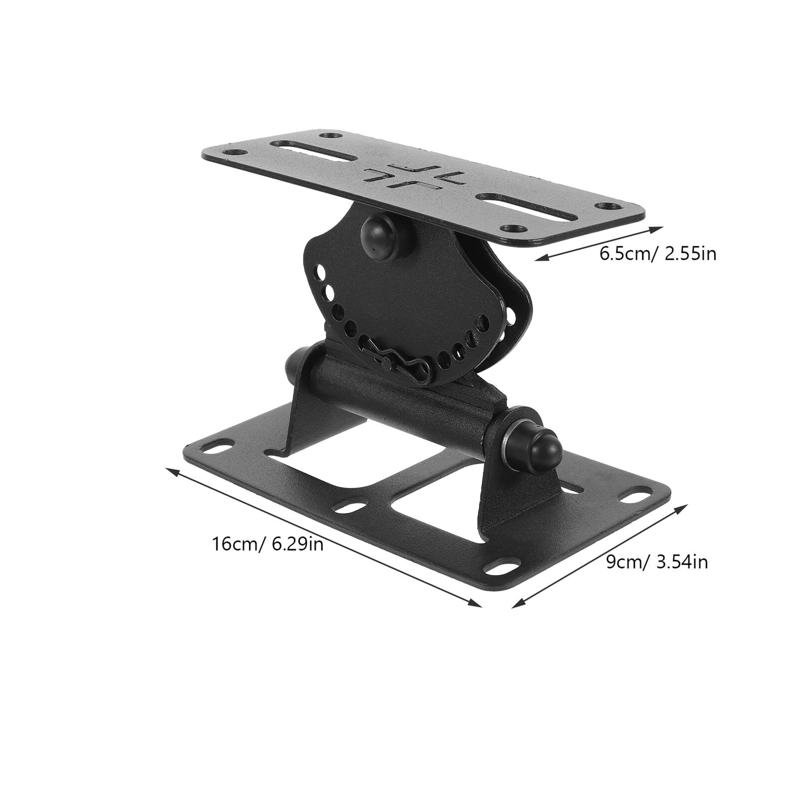 Support Mural Rotatif pour Enceinte, Style Vertical, Alliage de Zinc Noir