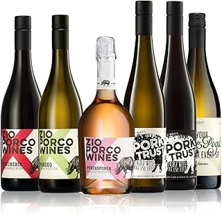 GEILE WEINE Weinpaket Gipsy Paket (6 x 0,75l) Probierpaket mit Rot- & Weißwein sowie einem rosa Prickler aus Italien