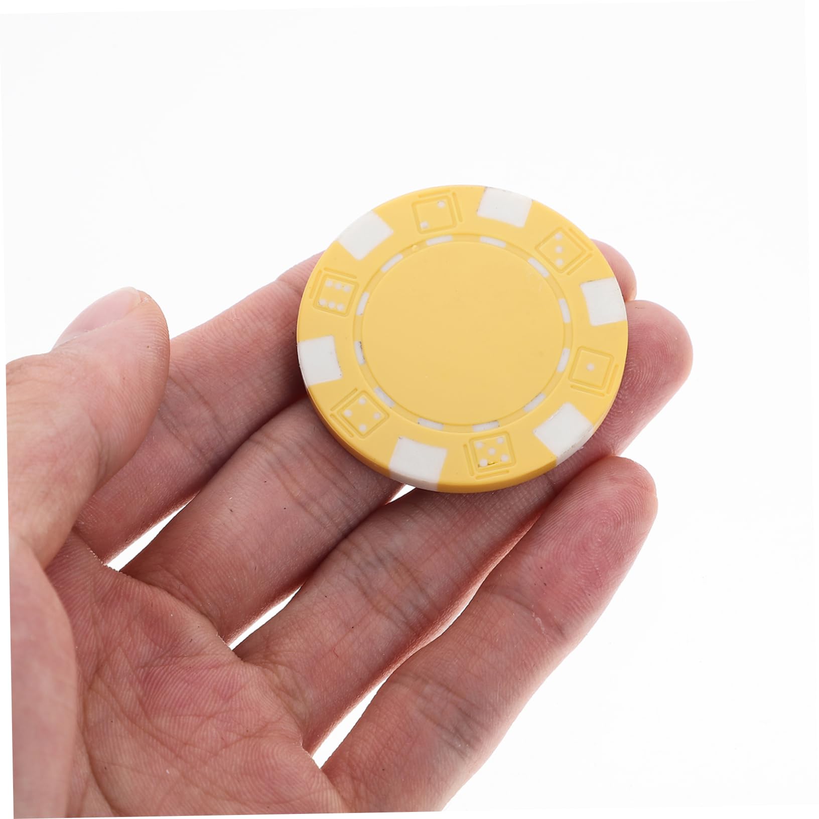 50pezzi Chips Di Gioco Impilabili Plastica Per Poker Gettoni Per Contare Professionali Per Feste e Serate Di Gioco Di Accessori Per Giochi Da Tavolo