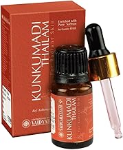 Vaidyaratnam Kunkumadi Thailam | Ayurvedic Facial Oil for Radiance, Pigmentation & Dark Circles | Enriched with Kashmiri Saffron | Skin Brightening & Anti-Tan Serum