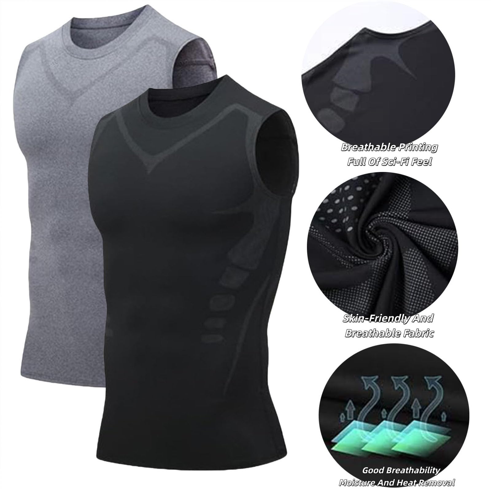 V-Boost V2 Compression Tank, Feel The Power of Confidence, Energy & Strengt