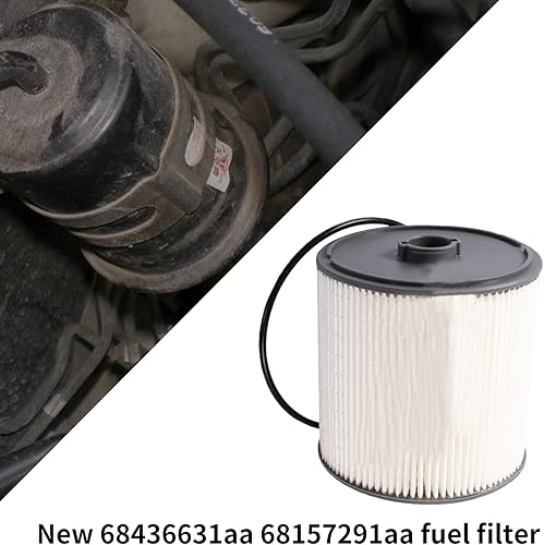 Miniatura 3 de Gift2u 68436631AA Filtro de combustible de repuesto 6.7L para Ram 2500 3500 4500 5500 6.7L Cummins 2019 2020 2021 Ram 1500 2020 Reemplazo del motor