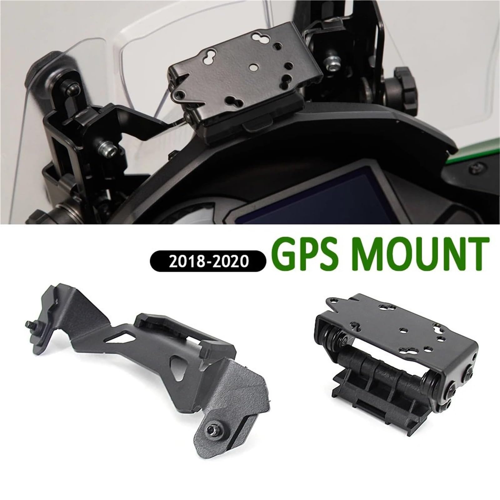Motocyklowy uchwyt nawigacyjny GPS Pasuje do Kawasaki Versys 1000, akcesoria, uchwyt nawigacji GPS, 2018, 2019, 2020(BC)
