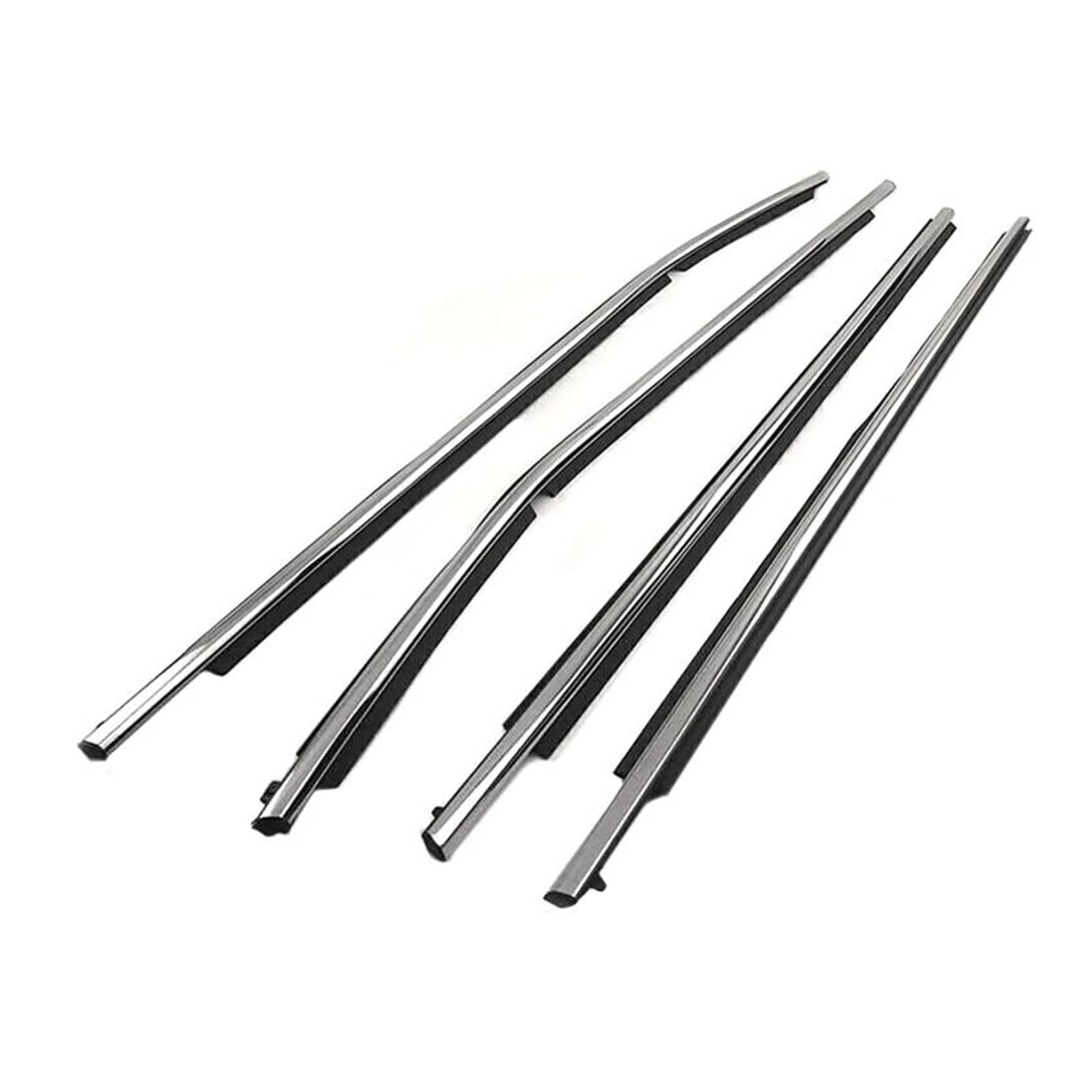 Kokoglgbtd One Color 4Pcs Car Window Glass Sealed Strip Side Wheatherstrip For Toyota For Corolla 2014 2015 2016 2017 2018 2019
