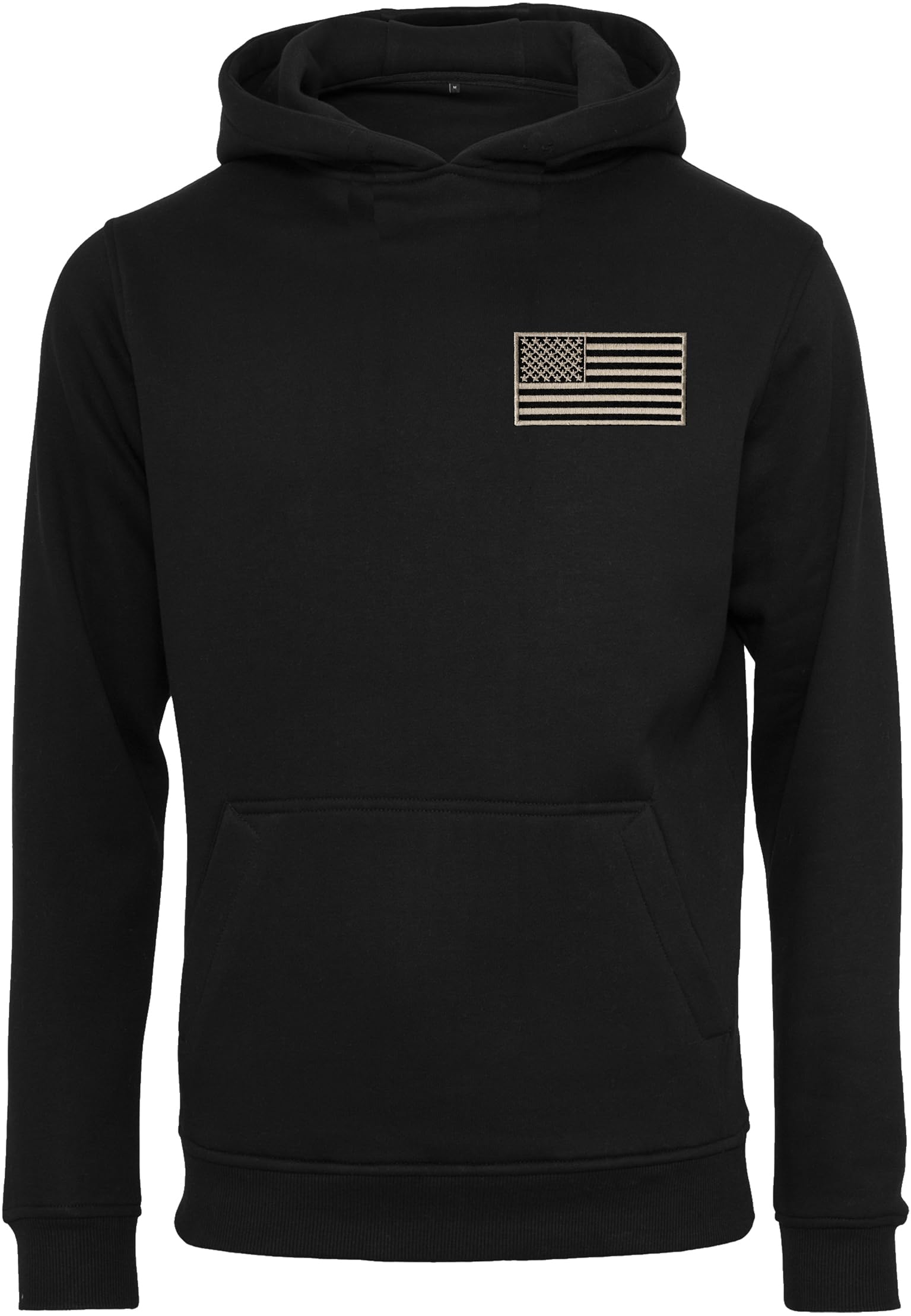 Hoodie: Stars and Stripes with Embroidery – USA Flag Pullover – US