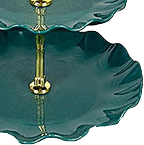 Miniatura 8 de Bandeja de plástico para platos de frutas de 3 capas, soporte para cupcakes, postres, para bodas, fiestas de té, cumpleaños, graduación, ducha,