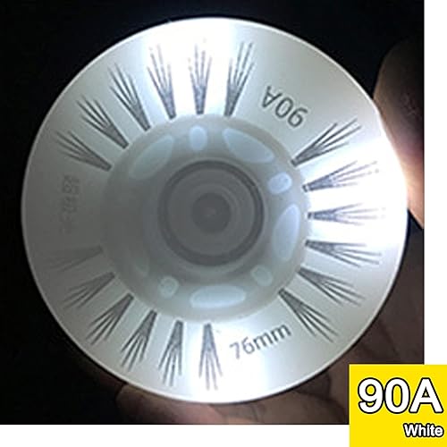 Miniatura 3 de FYANER Light Up Inline Skate Wheels 4 Pack - Luminous Flash Inline Skates Replacement Wheel 80mm